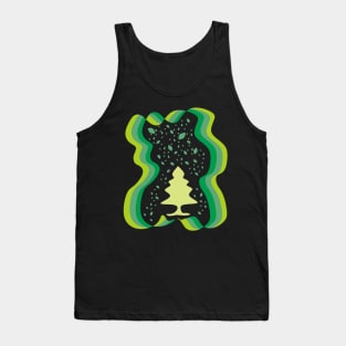 Evergreen Tree Illustration Tank Top